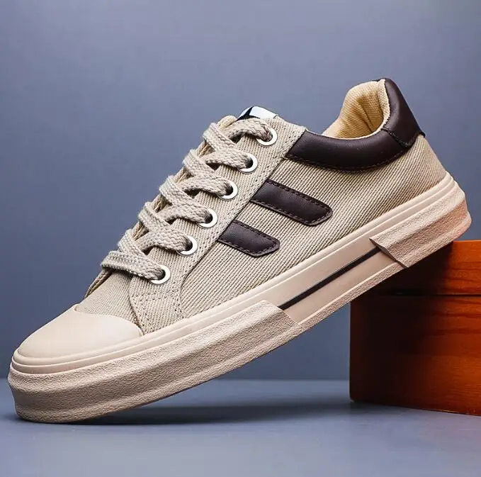 

Men's Flat Lightweight Summer Casual Shoes Canvas Elegant Work Comfortable Leisure Footwear