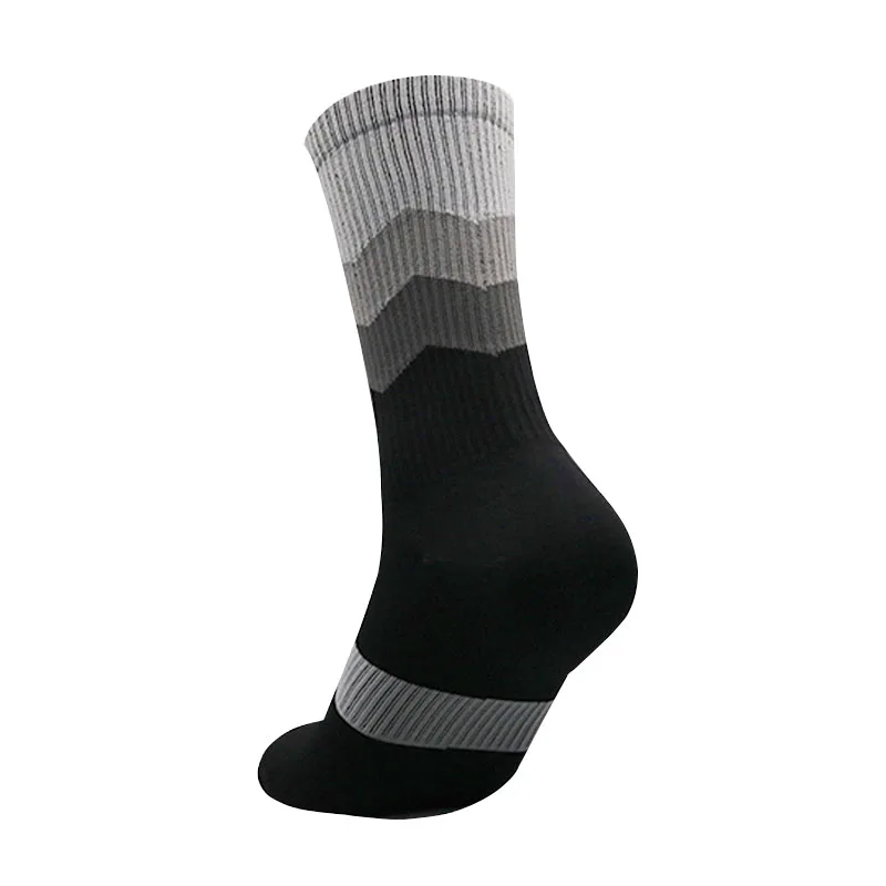 

Пара мужских однотонных вязаных носков для верховой езды, удобные, дышащие, впитывающие пот, мягкие и эластичные носки, весна-лето