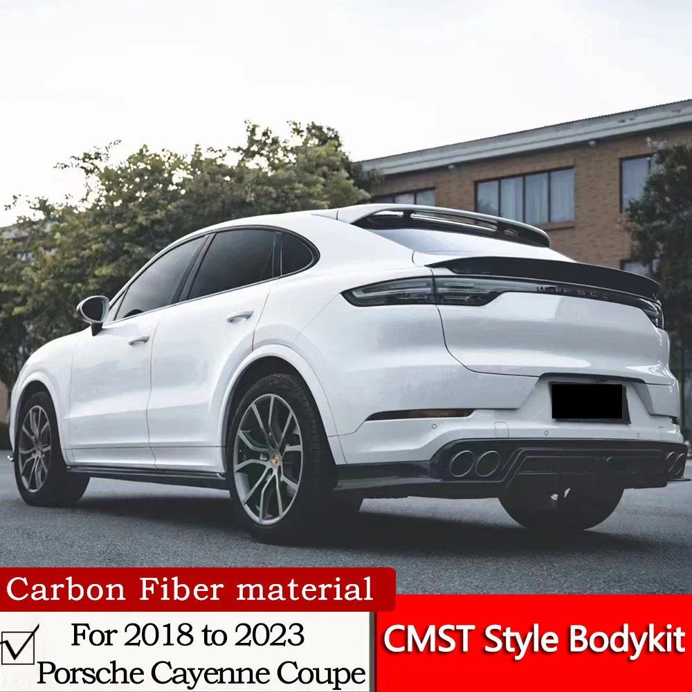 For 2018 to 2023 Porsche Cayenne Coupe CMST Style Bodykit Modifcation 9Y3 Coupe Cayenne CMST Front Rear Lip Wheel Arch