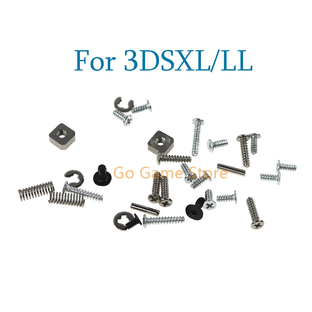 

20sets Rplacement Full Set Screws For 3DSLL 3DSXL Metal Parts LR Spring Nut For 3DSXL/LL Console