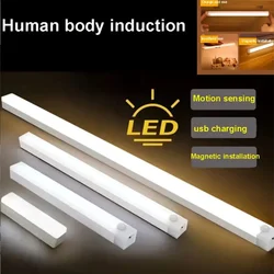 Cabinet Staircase Backlight Wireless LED Night Light for Kitchen Bedroom Detector Light Cabinet Staircase Backlight USB