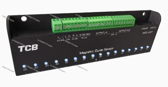 16-bit  Magnetic Navigation Sensor Rs232/485 /CAN/ Npn-oc Switch IO Magnetic Strip Magnetic Nail NS Pole