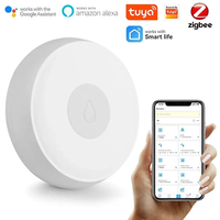 Tuya Zigbee Wifi Water Leak Sensor Smart Home Wireless Immersion Leakage Detector Water Immersion sensor Support Alexa Google