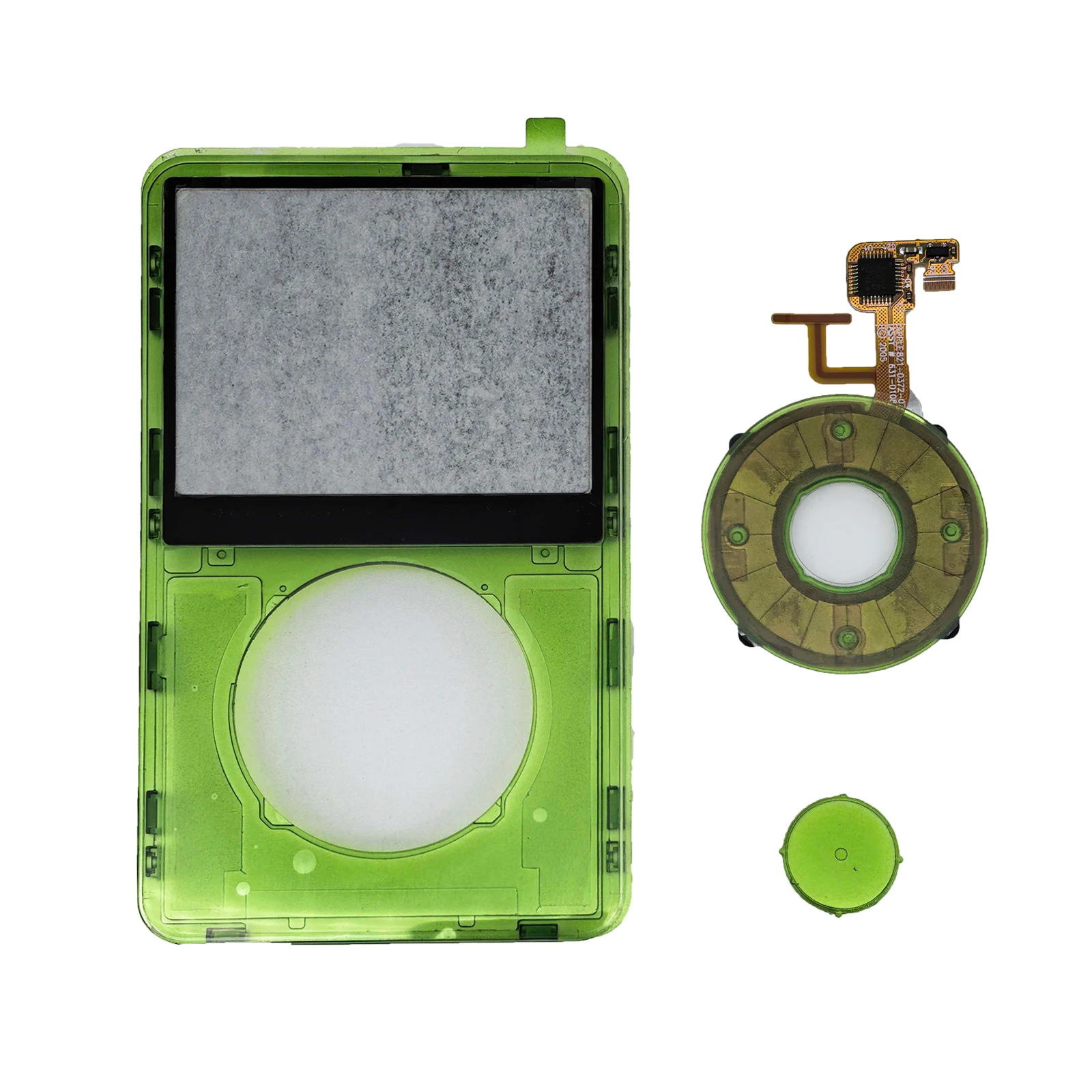 Transparente Klare Frontplatte Gehäuse Abdeckung Klickrad-Taste für iPod 5. 5.5Gen Video 30GB 60G 80G – Detail 5