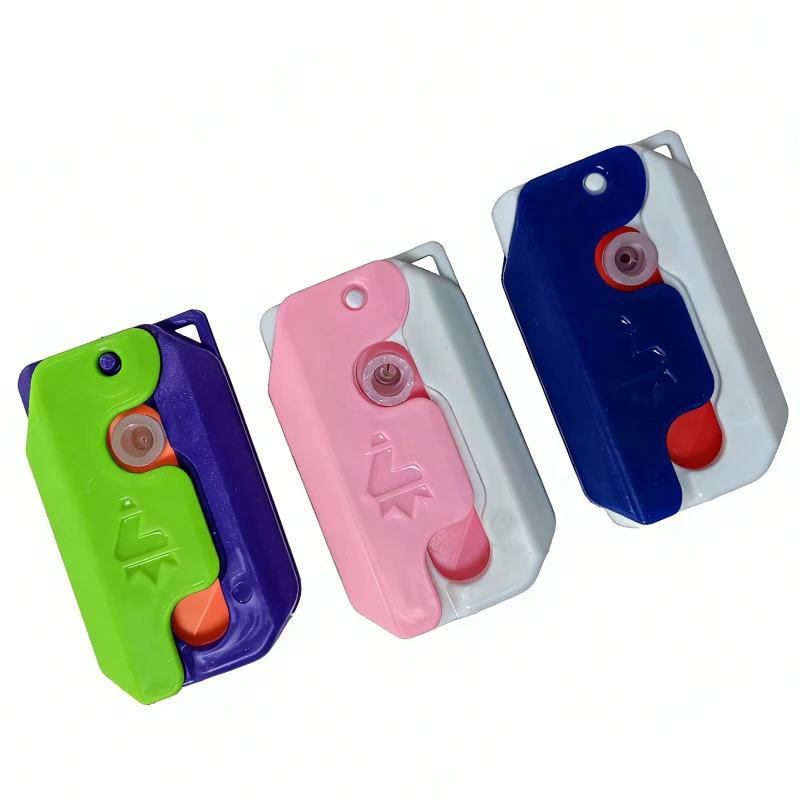 3D-Druck Schwerkraft messer Spielzeug junges springen kleines Rettich messer zappeln Spielzeug Dekompression Push-Karte kleines Karotten messer – Detail 6