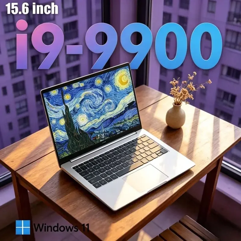 

15.6 Inch Laptop, 120Hz IPS Display, I9-9900, 32GB RAM 2TB, 5000mAh Battery and Comfortable , Companion for Professional