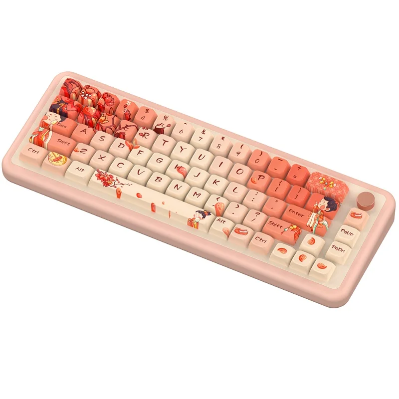 Tang Dynastie Nationale Stijl Thema Keyboard Caps Gepersonaliseerde Mda Retro Pbt Thermische Sublimatie Mechanische Toetsenbord Caps