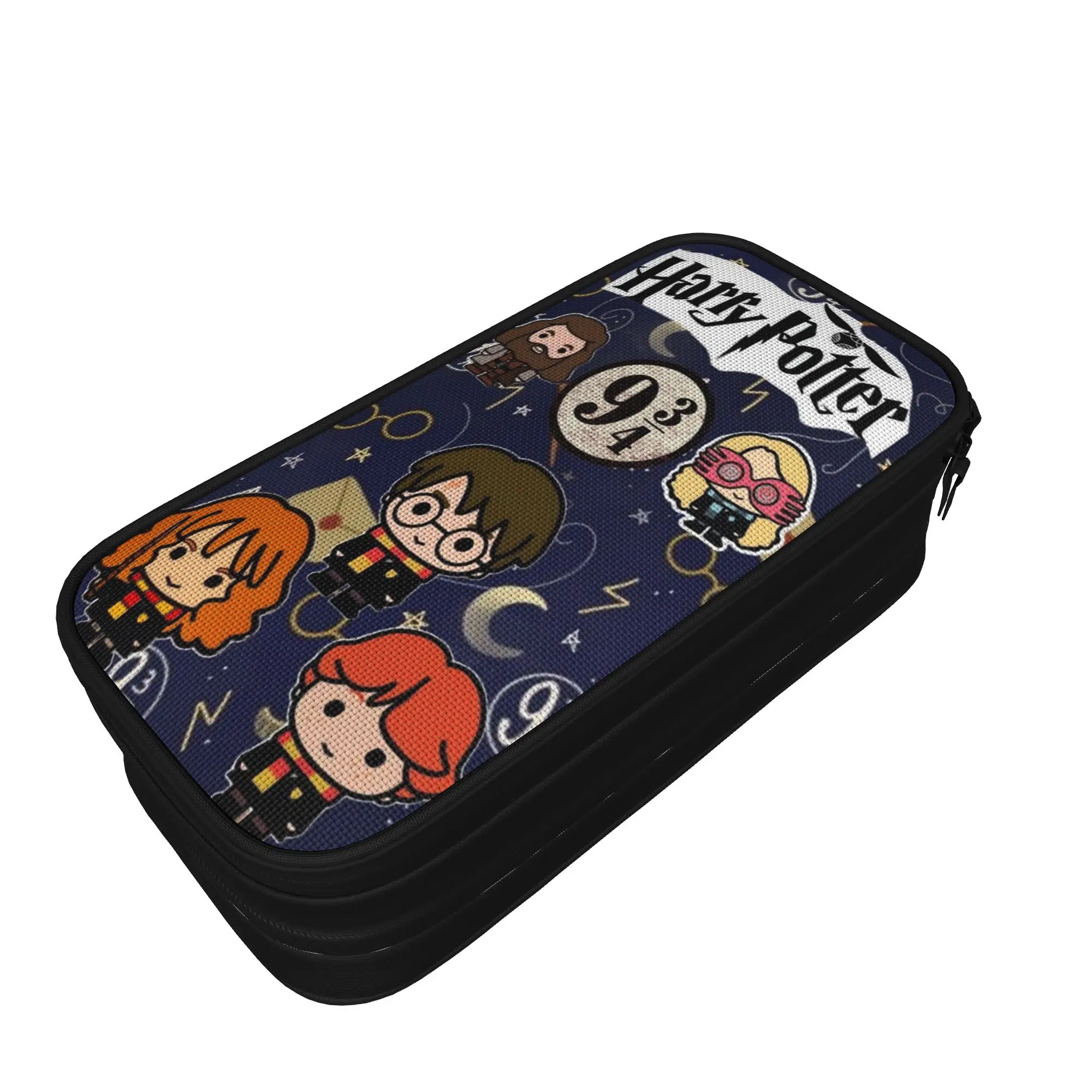 New H-HP-P Harrys Potters Pencil Cases  Pencil Pouch Pen Holder for Girl Boy Large Storage Bags Office Gifts Accessories view 3