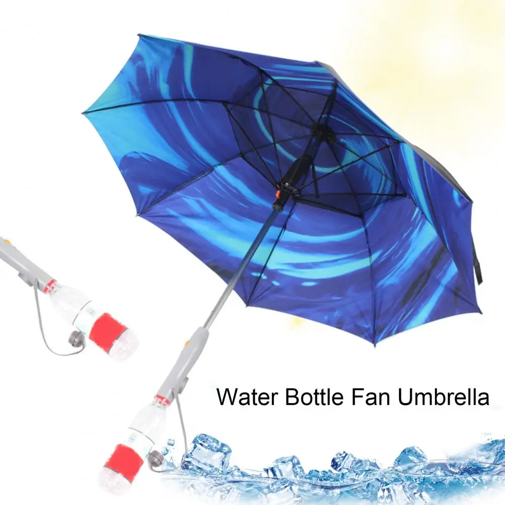 Mist Umbrella Sun Shade Umbrella Portable Sun Protection Umbrella with Fan Mister for Men Women Usb Rechargeable Uv for Sun