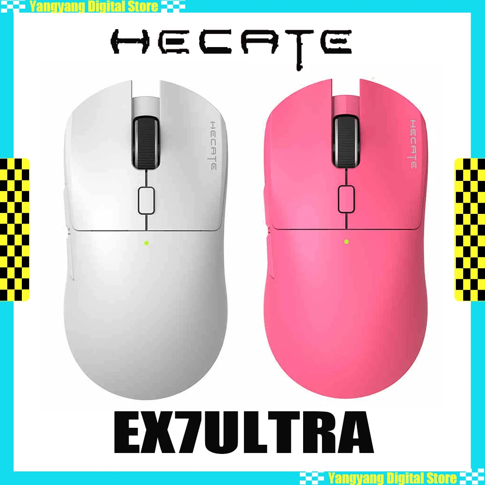 Edifier Hecate-Souris sans fil EX7 Ultra, 4K, PAW3395, Bluetooth, 3 modes, E-Sports Gaming, observateur, PC, Gamer, Accessoires