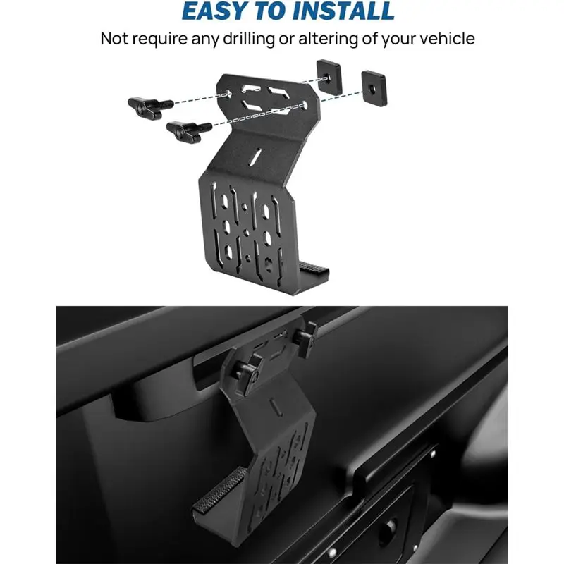[NEWA64Z!】 Bed Rail Mount Brackets For Tacoma, Bed Rail Modular System For Shovels, Axe, Recovery Boards, Fuel Cans & Other Tool