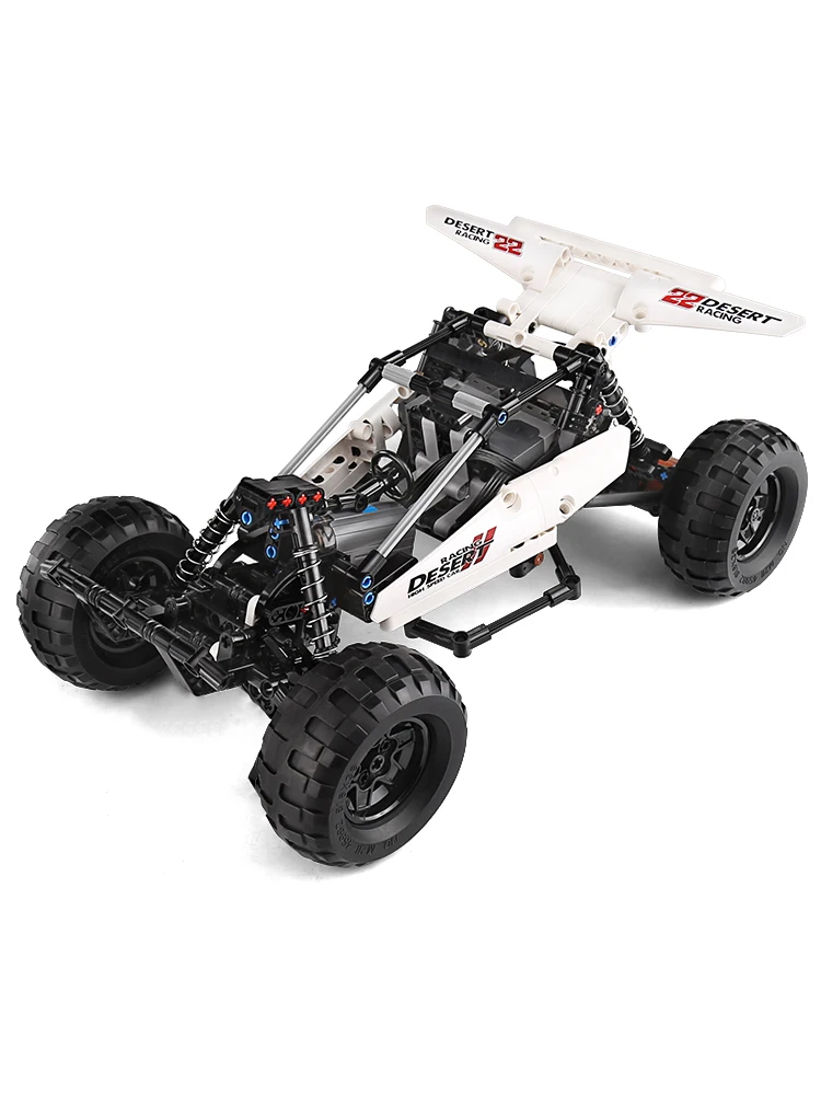 Mould King 18001 Technische Auto Speelgoed De MOC-1812 Gemotoriseerde PF Buggy 2 Truck Model Bouwstenen Bakstenen Kinderen Kerstcadeaus - afbeelding 2