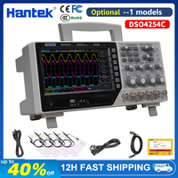 Hantek DSO4254C 4-channel 250MHz Oscilloscope+Arbitrary/Function Signal Generator+External Trigger+DVM+Automatic Range Function