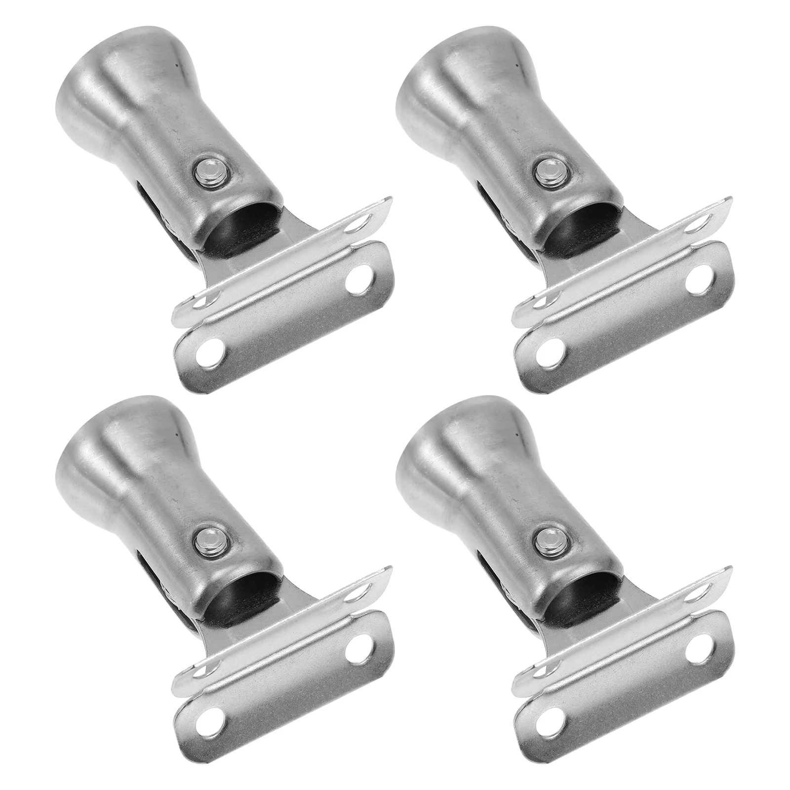 4 PCS Stair Railing Post Handrail Bracket Banister Column Activity Head 304 Stainless Steel Support