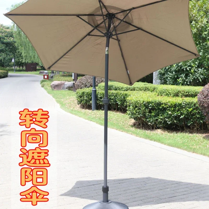 

2 meters round umbrella hand crank turn Roman central column outdoor balcony shading indoor landscape courtyard small apartm