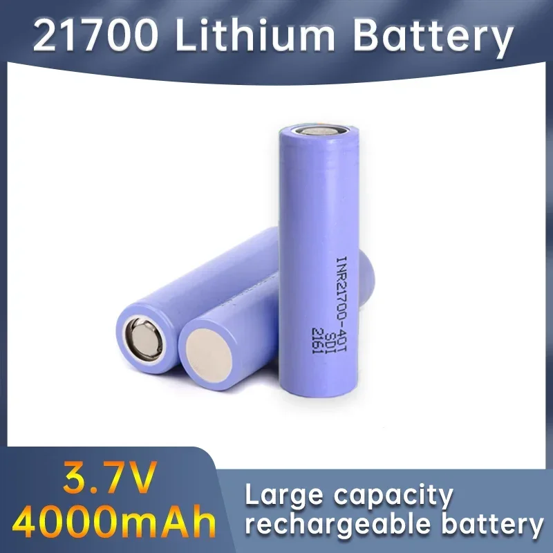 

100% NEW 21700 4000mah 30A 40T 3.7V High Discharge/capacity Li-ion Rechargeable Battery PK 30T