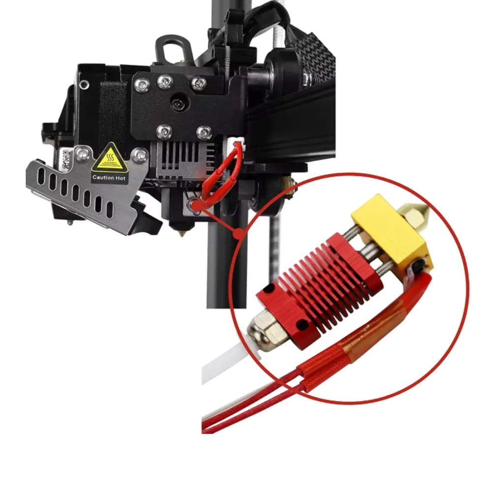 

Ender 3 Hotend Assembled Printer Hotend Kit Hot End for Creality 24V Ender 3 Extruder Hotend Replacement 3D Printer Accessories