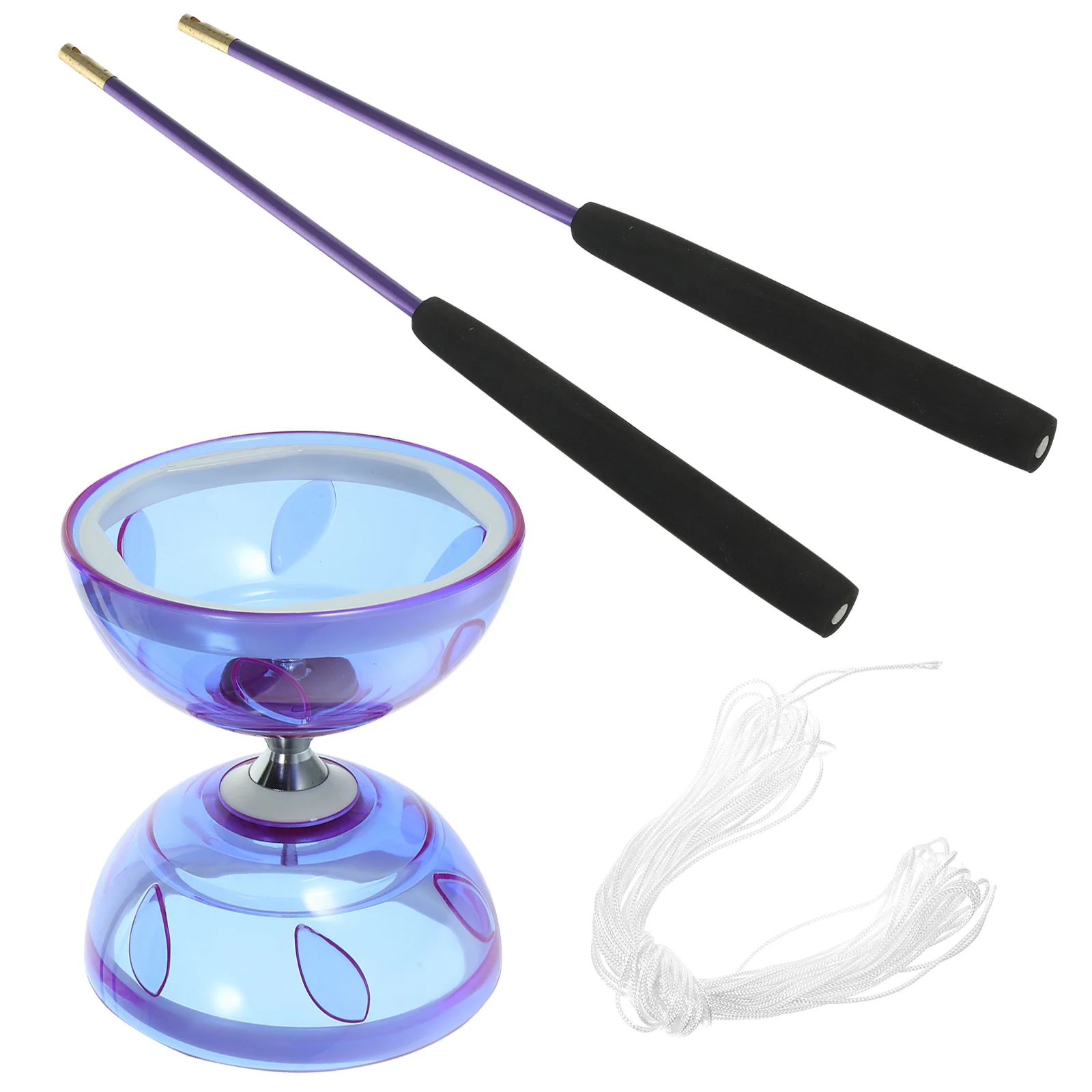 Diabolo Toy Juggling Chinese Yoyo Double Head Yo-yo Sticks Plastic Elderly