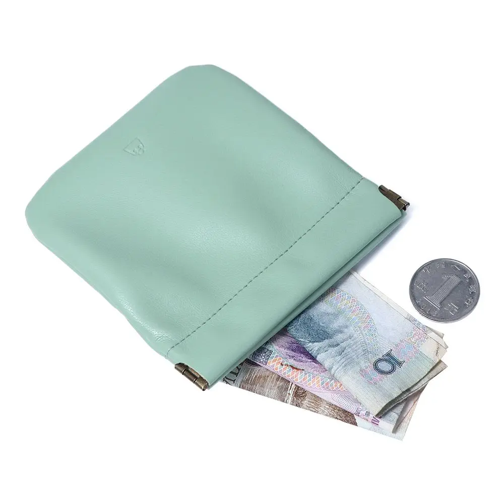 Soft Girls Boys Nordic Small Card Holders Lipstick Pouch Mini Wallet Leather Coin Purse Earphone Holder Key Bag