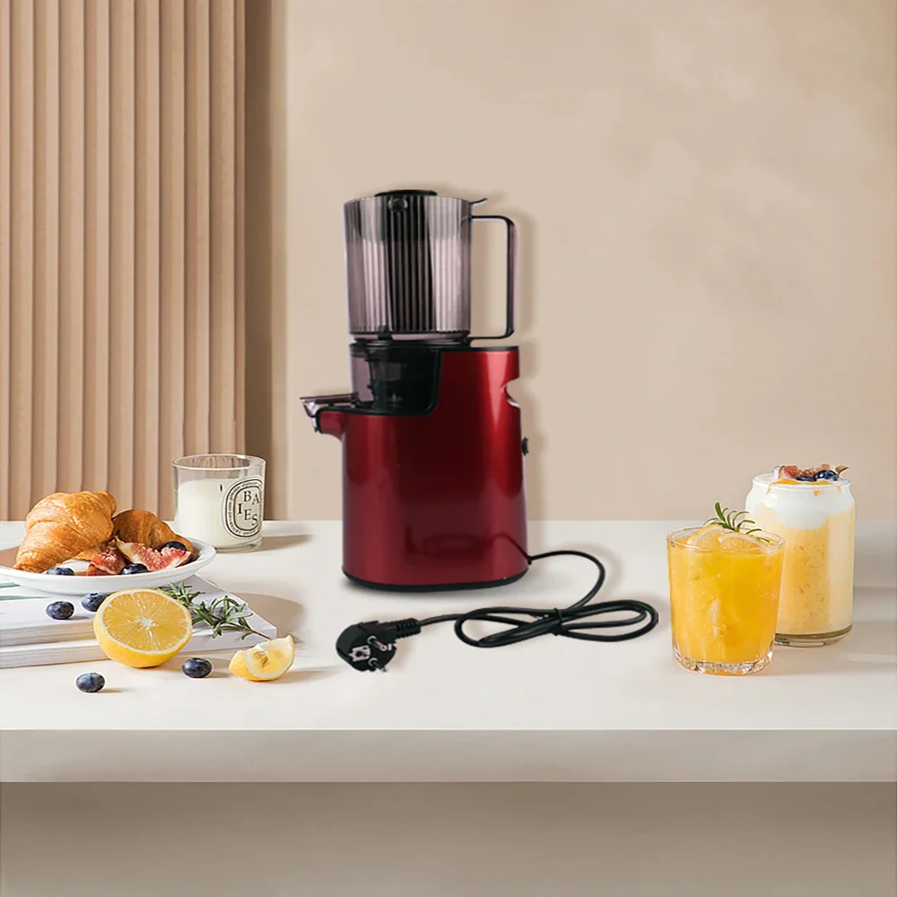 Large-bore Juicer, Juice Separation From Residue, Suitable for Whole Fruits and Vegetables, High Juice Yield