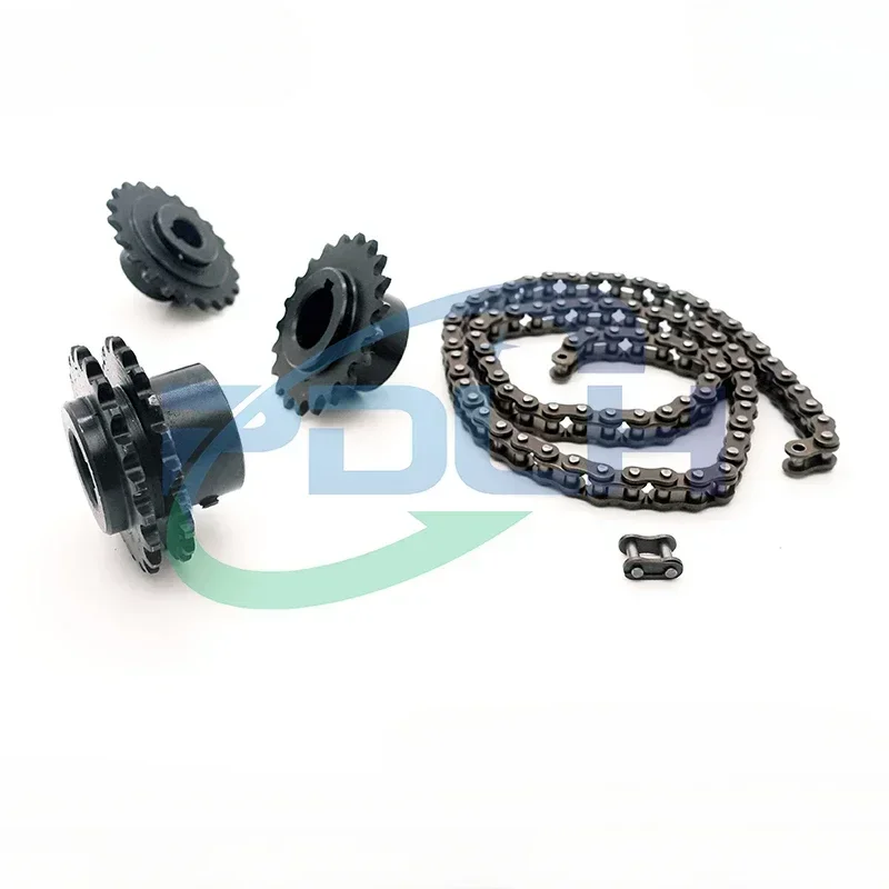 Huq Punching Machine Rubber Roller Brush Motor Metal Sprocket Huq Transmission Chain PT-90/125CTP Developer