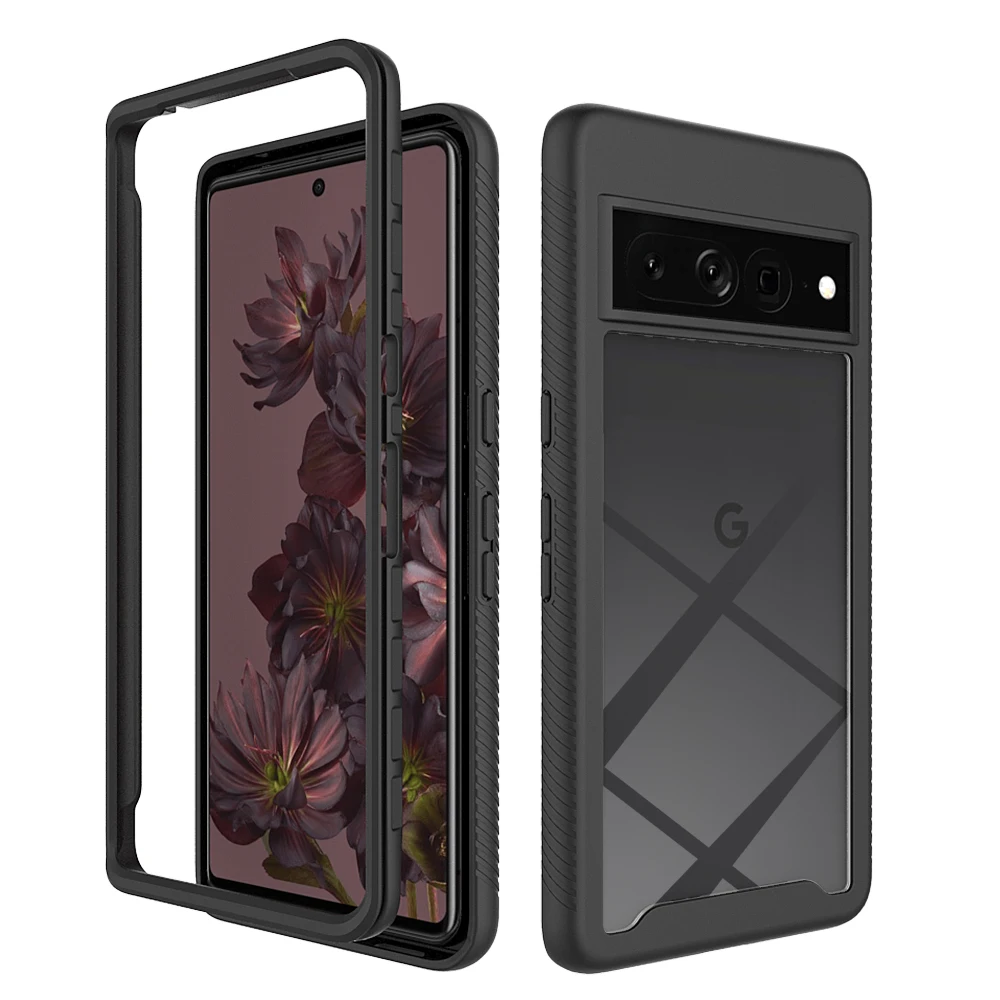 

Hybrid TPU/PC Sky Case for Google Pixel 7 Pro / Pixel 7A Fundas Capa Shockproof Crystal Clear Shell Rugged Armor Phone Cover