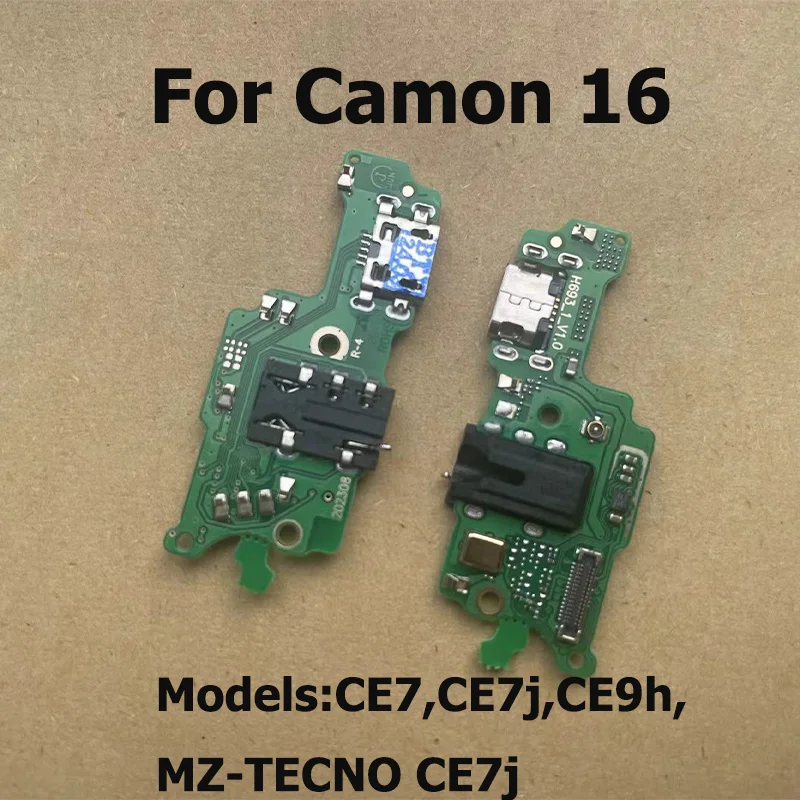 Power Charger For Tecno Camon 16 Premier USB Charging Dock Board PCB Port Connector Flex Cable For Camon 16 16s Pro S