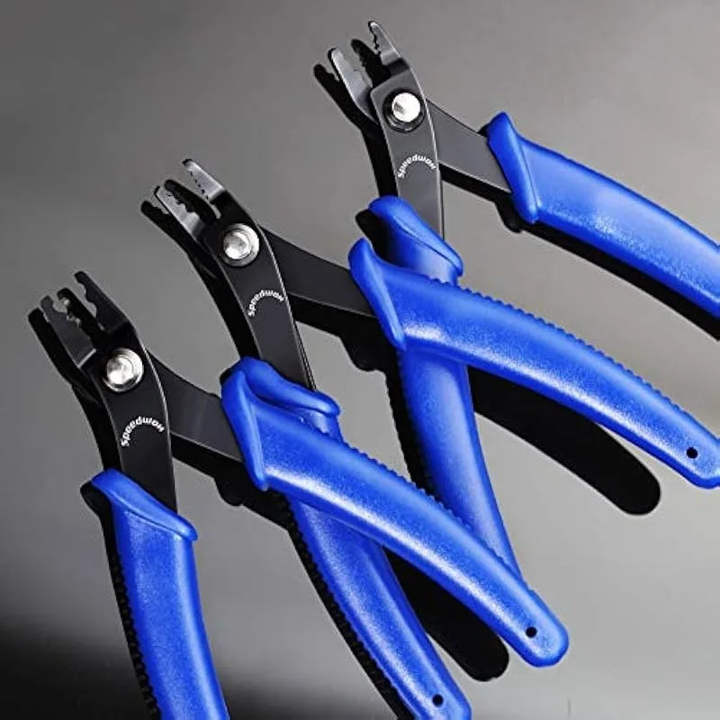 Bead Crimping Pliers with Ergonomic Handle Jewelry Making Tool for Secure Crimps Craft Jewelry Beading Accessories