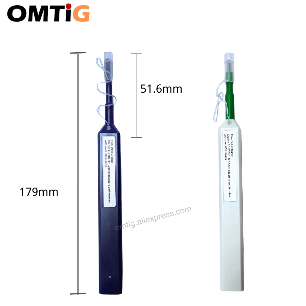 OMTIG Optical Fiber Cleaning Pen, Suitable For SC/ST/FC,LC/MU Cleaning Times Exceed 800 High Quality