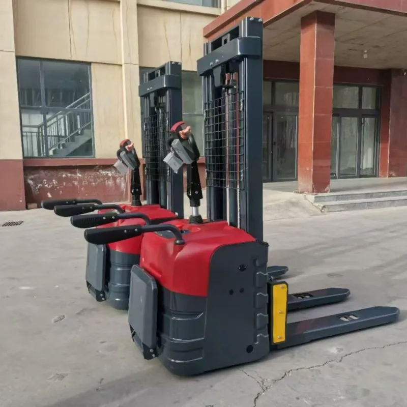 CDD15 1.5T Lead-Acid AC-Powered Electric Pallet Stacker Solid/Polyurethane Tires Indoor/Outdoor Use High-Torque 48V