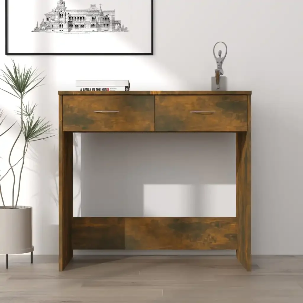80x40x75 cm Smoker Oak Office Engineering Wood Nordic Study Table Pc Gamer Computer Desk Home Office Furniture