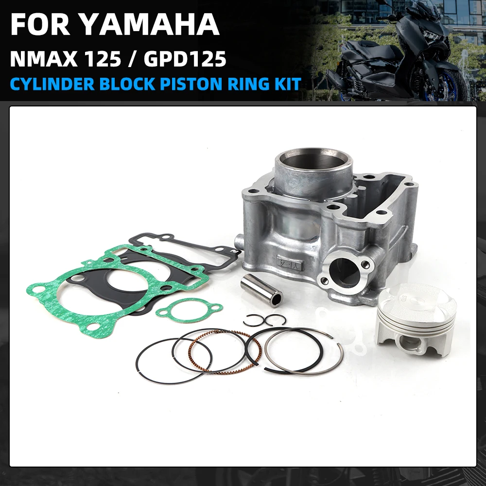 

125cc Cylinder Piston Kit Ø 14mm for Yamaha NMAX 125 ABS GPD125 N-Max 2014-2020