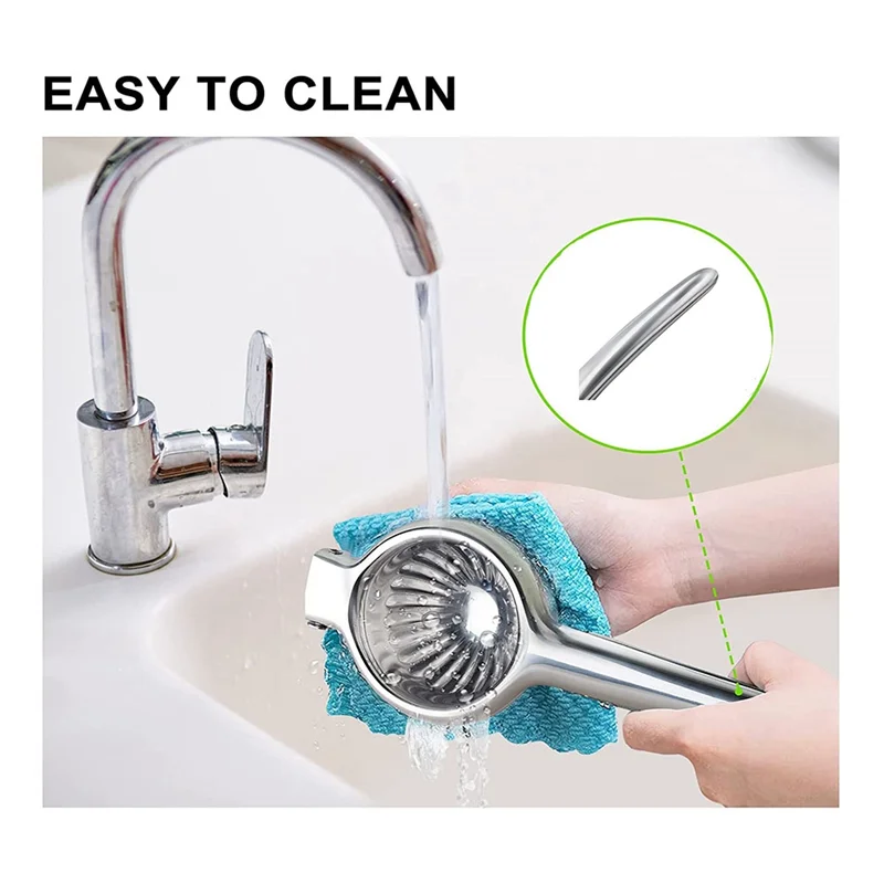 Spremiagrumi,-spremiagrumi manuale Extra Large in acciaio inossidabile con metallo solido