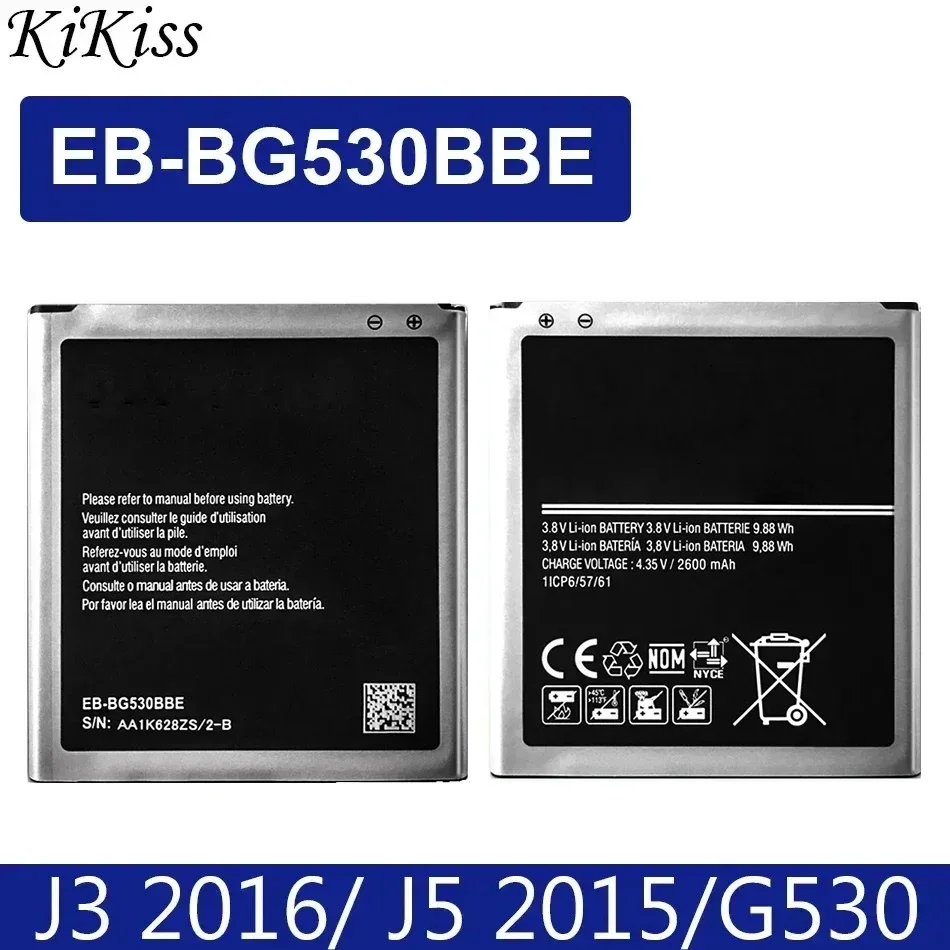 Battery EB-BJ510CBE for Samsung Galaxy J5 2016, J510, J510F, for Samsung J1, J2, J3, J5, J7, 2015, 2016, 2017, EB BI510CBE