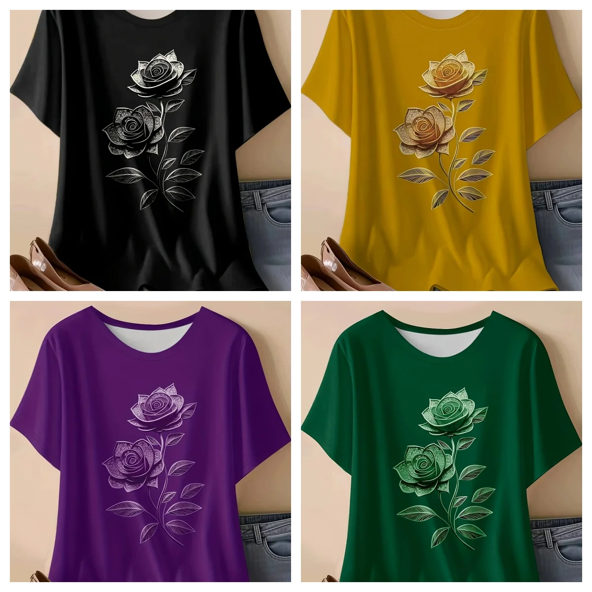 

Summer's Best-seller 3D Printed T-shirts Quick-drying and Sweat-absorbent Fashionable 2025 New Style for Street Sports New Moto