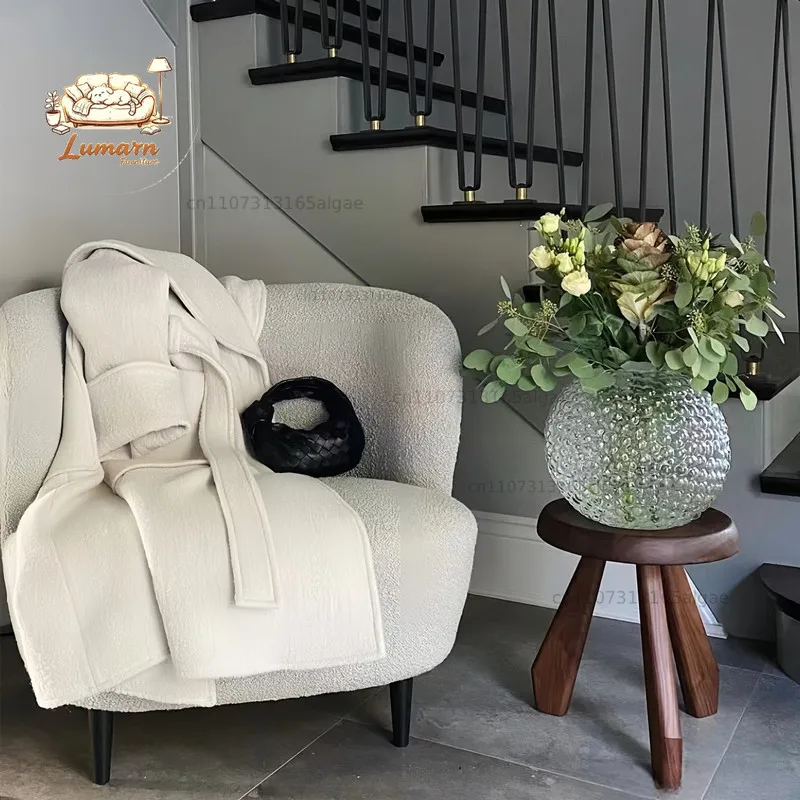 Minimalist Log Stools Modern Home Decoration Shoe Bench Originality Living Room Sofa Ottomans Ash Wood Children Low Stools
