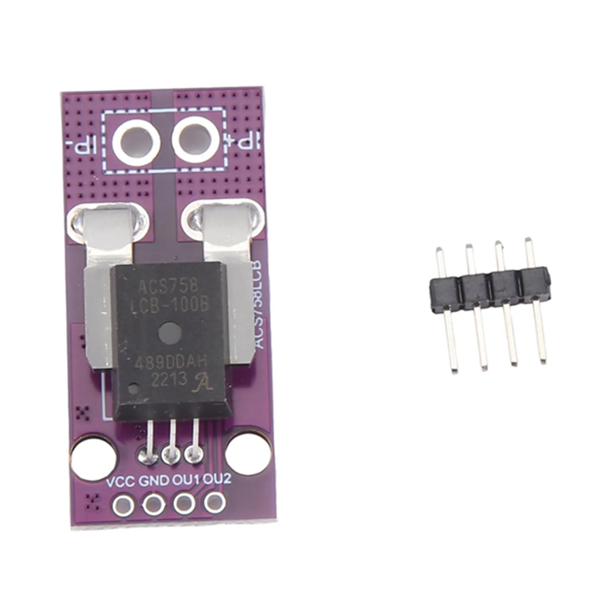 Módulo atual Sensor linear do Salão, deteção do PFF-T, 3-5V, 100A, ACS758, ACS758LCB-050B