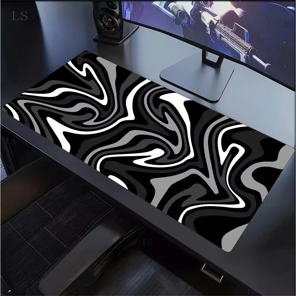 

Fluid Mouse Pad Large Square Computer Office Game Table Mats Rubber Anti-slip Mousepads Decor Desk Pads Multiple Sizes