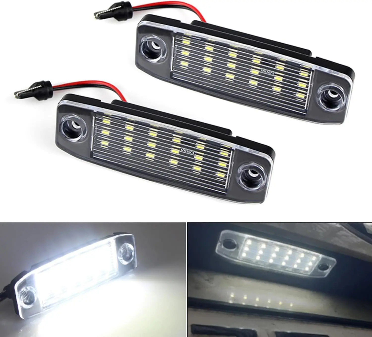 

1/2Pcs LED License Plate Lights for Kia Sportage 2011-2016 Hyundai Sonata 10 Sonata YF 10MY