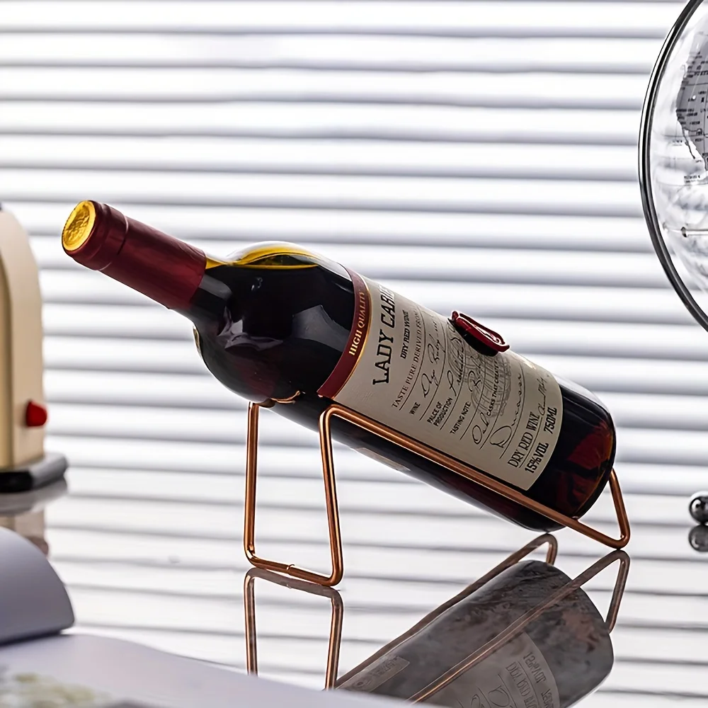 New Simple Wrought Iron Wine Rack Home Wine Cabinet Dining Room Bar Display Stand Wine Rack Kitchen Storage Storage Rack
