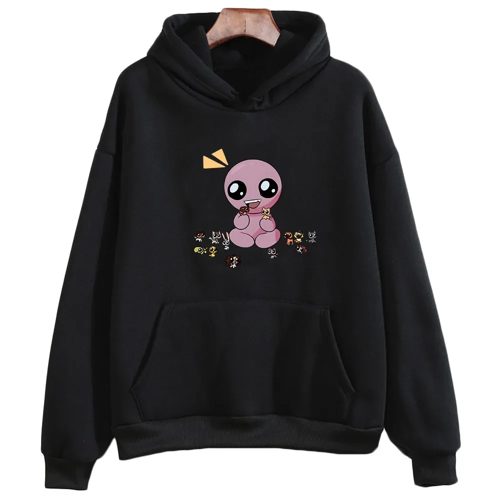 

Roguelike The Binding of Isaac Oversized Hoodie WOMEN Kawaii/Cute Long-sleeved Sweatshirt Cartoon Popular Slight Strech Harajuku