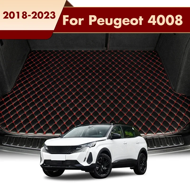 

Car Trunk Mats For Peugeot 4008 2018 2019 2020 2021 2022 2023 Auto Cargo Liner Interior Accessories Products Automobiles Covers