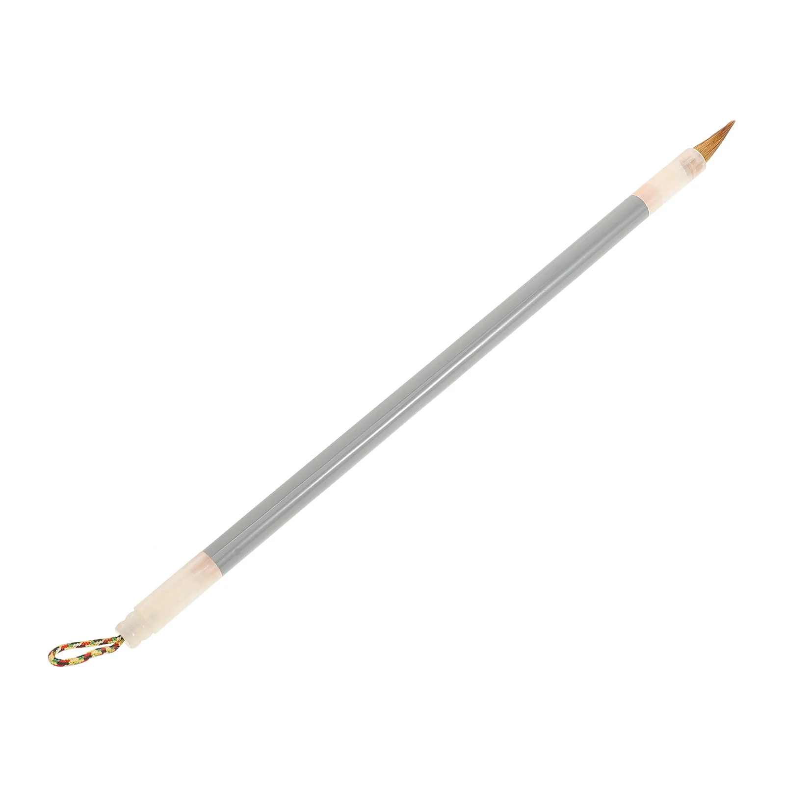 

2PCS Hair Brushes Light Grey Traditional Chinese Ink Brush for Beginners Artists Professionals Calligraphy PensTraditional