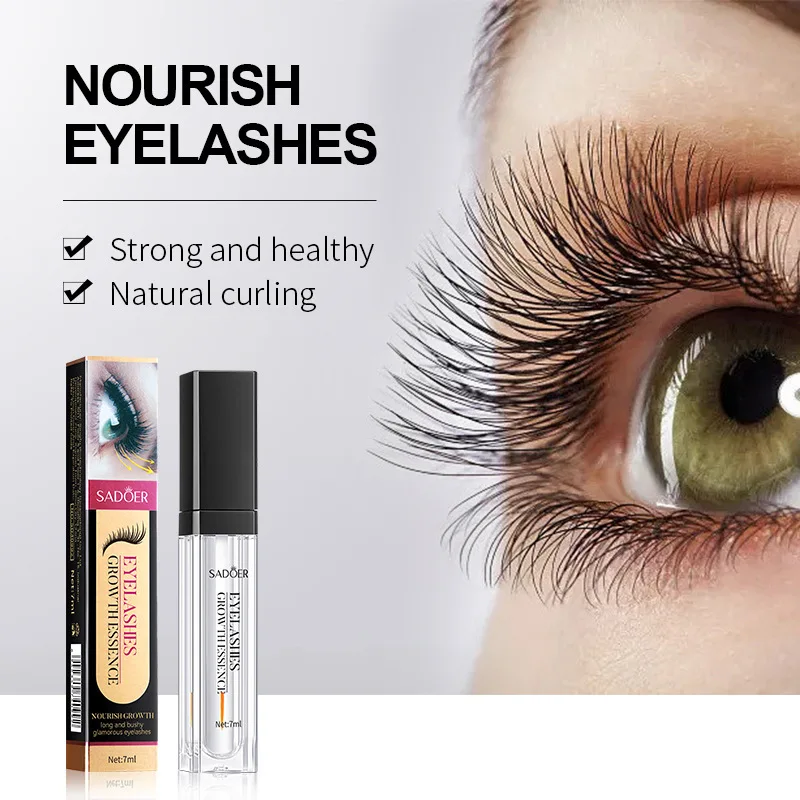 BIOAOUA  Fast Eyelash Growth nutrition Serum Natural Curl Health Volume & Thicken Eyelash Treatment Eyelash & Eyebrow Enhancer