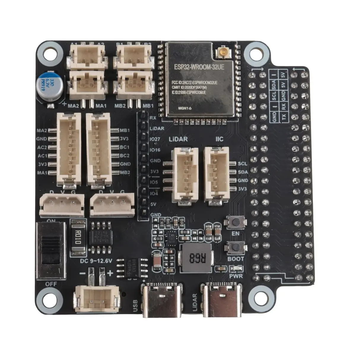 DIGITALBUY General Driver Board for Robots Based on Multi-Function Interface Driver Board Supports WIFI Bluetooth ESP-NO