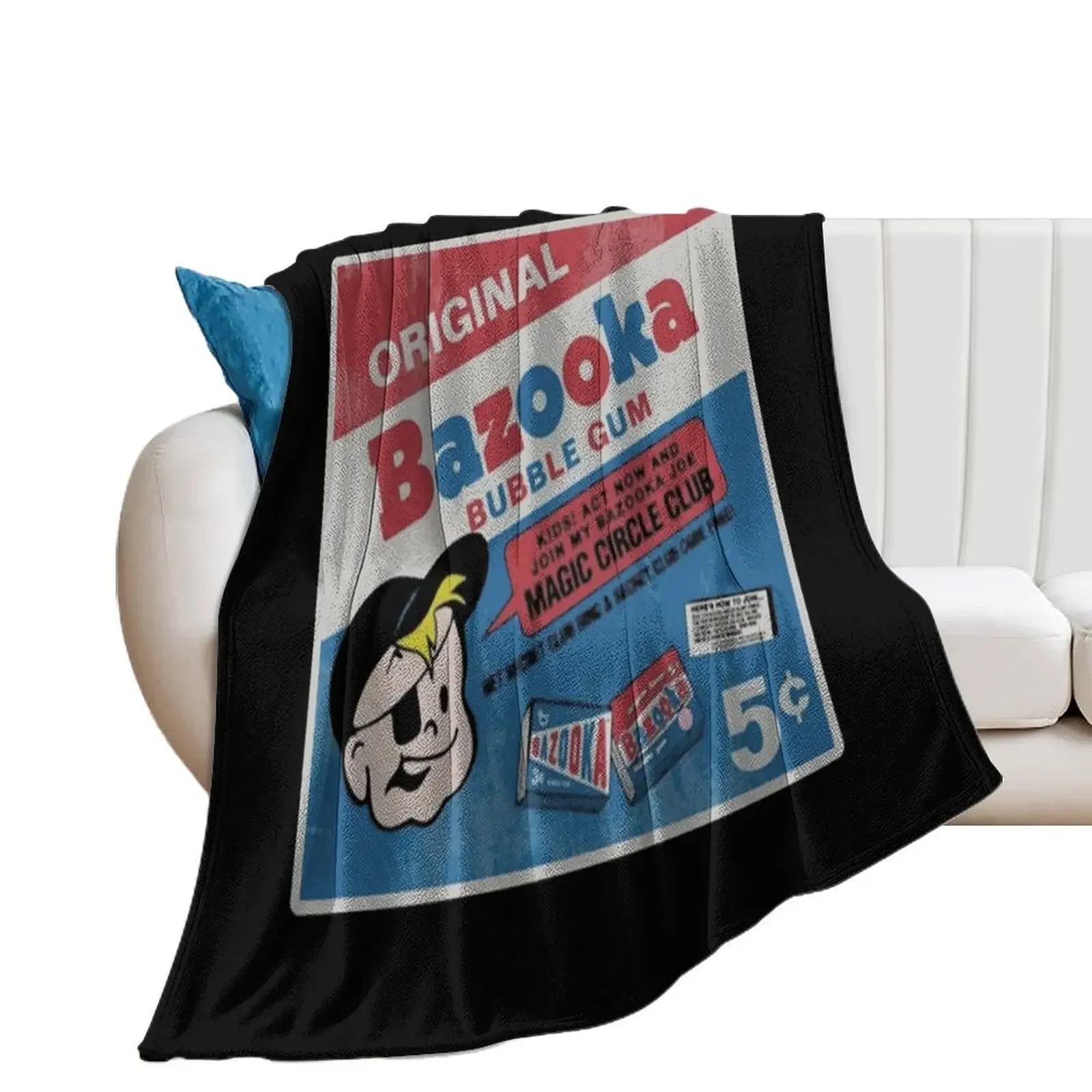 

bubblegum bazooka Throw Blanket Sofa Quilt For Baby Blankets