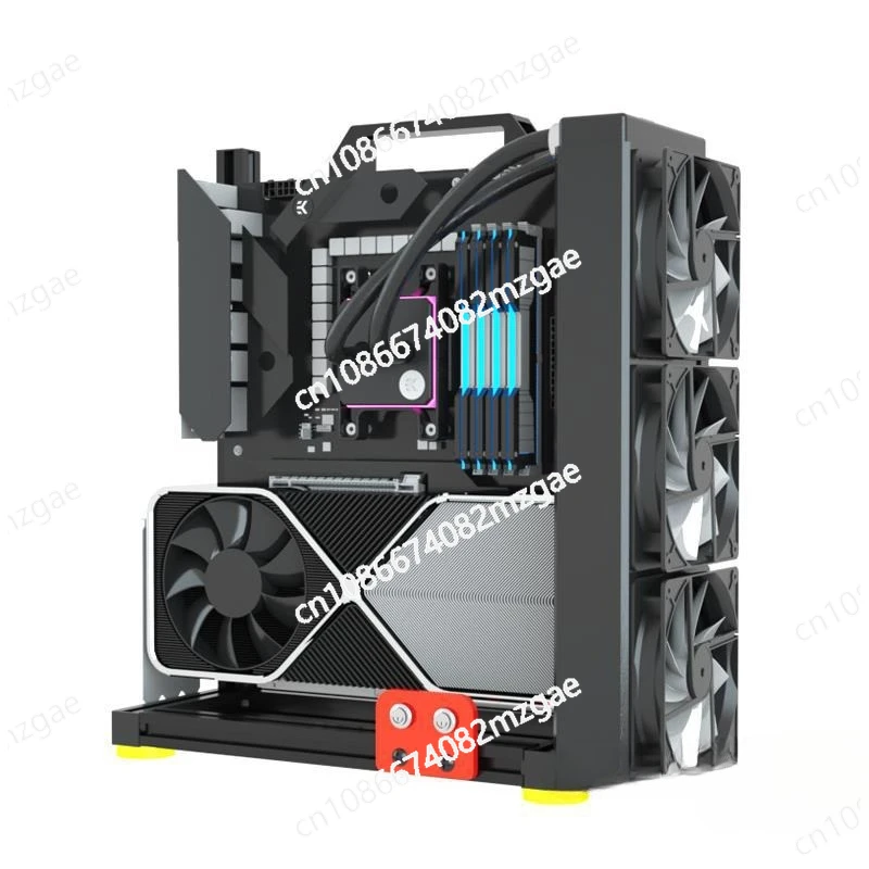 

host external heat dissipation open chassis rack personalized ITX bracket water cooling creative e-sports board vertical