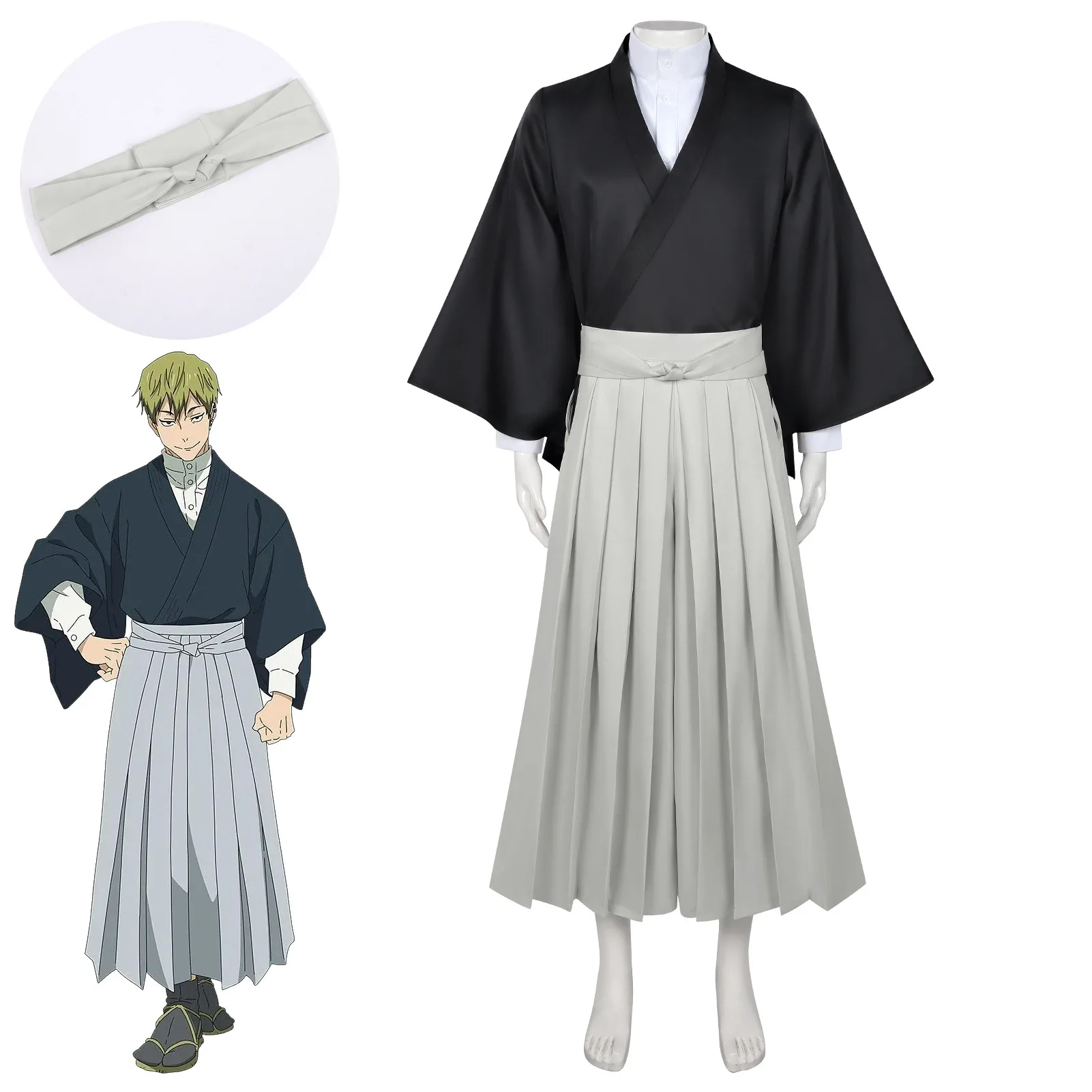 Unisex Anime Cos Zenin Naoya Cosplay Costume Kimono Halloween Custom Size