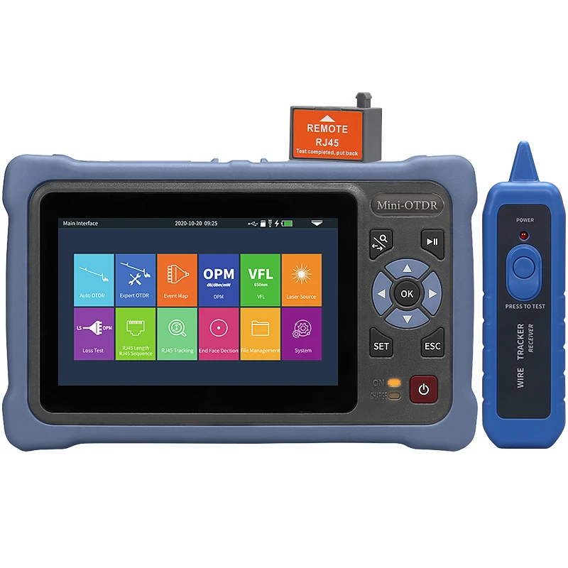 

COMPTYCO AUA800U/800A Optical Time Domain Reflectometer with OPM VFL OLS 100KM 1310 1550nm Mini Fiber Tester OTDR
