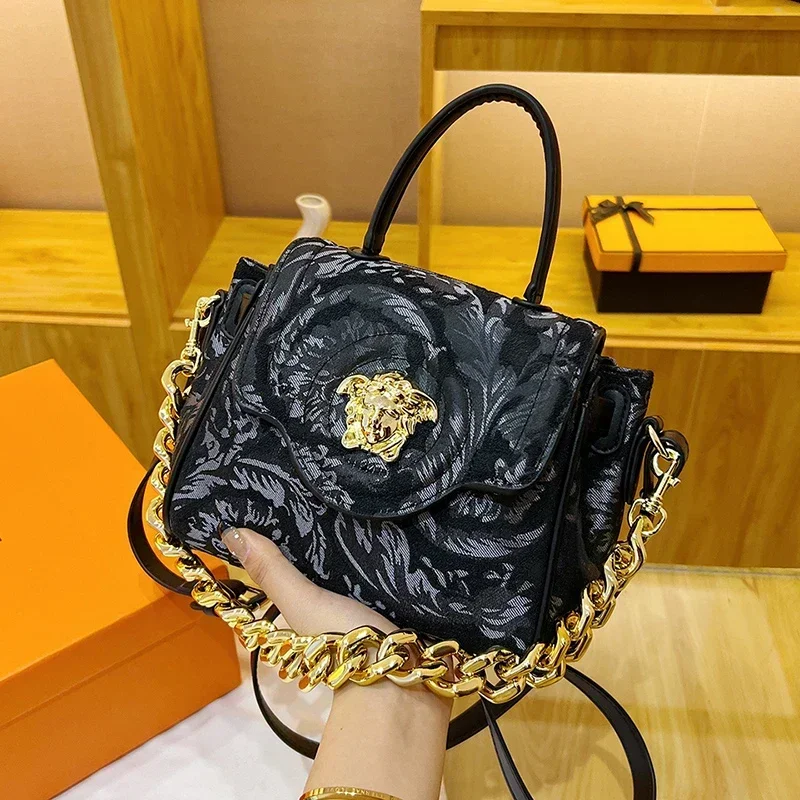 Artisan Couture Maßgeschneiderte Damenhandtasche Luxus Vintage Leder Umhängetasche High End Schultertasche